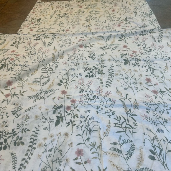 IKEA TIMJANSMOLT Cotton King Duvet Pillow Sham Set 2 Farmhouse Country - Picture 3 of 6